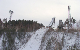Готовность лыжного трамплина К-60 в Нижнем Новгороде составляет 60%